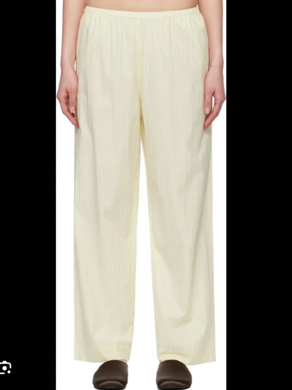 Ease Trouser - Butter Stripe